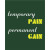 Temporary Pain Permanent Gain
