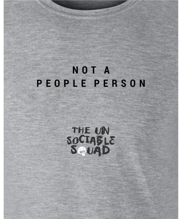 Not a people person Not a people person